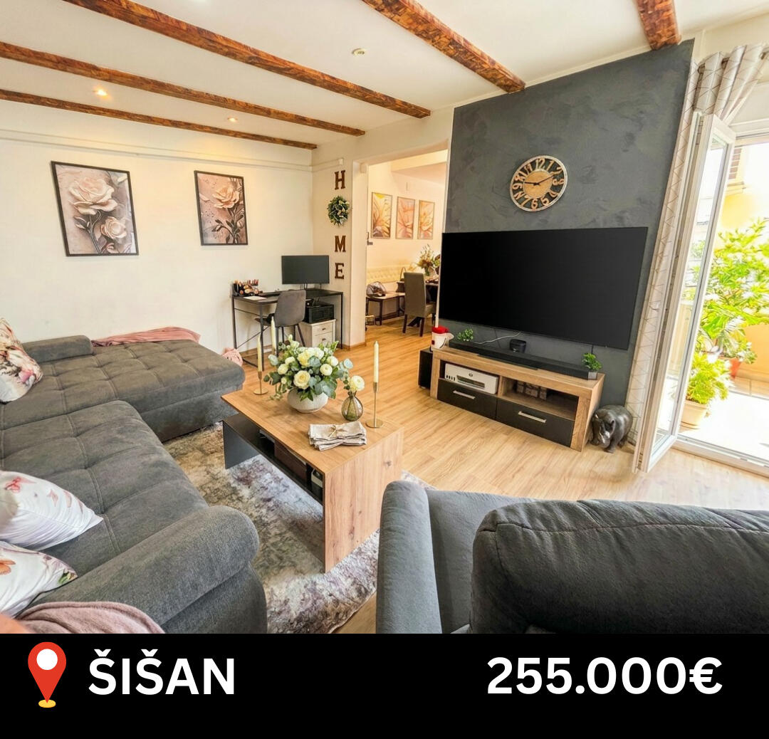 Wohnung kaufen in Šišan bei Medulin Moderne Wohnung in Šišan nahe Medulin in Istrien kaufen.