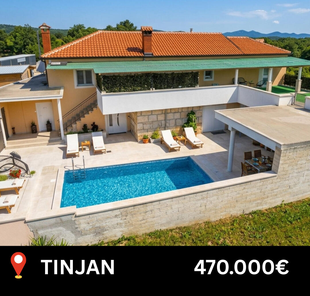 Haus kaufen in Tinjan | Immobilien Istrien Charmantes istrisches Haus mit Pool in Tinjan kaufen