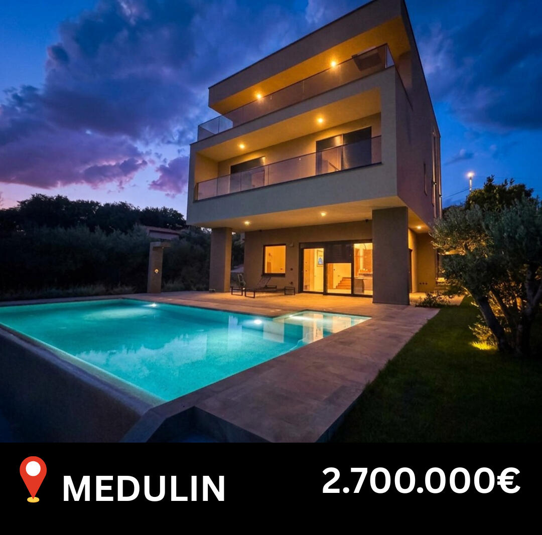 Exklusive High-End Designervilla mit großem Pool in Medulin kaufen